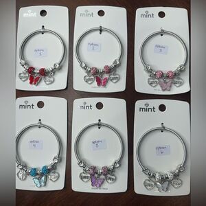 NWT Mint Stretchy Butterfly Bracelets- 7 Options $10 Closet Minimum Purchase